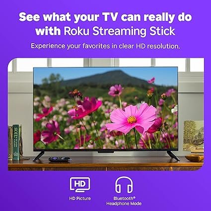 Buy Roku Streaming Stick HD Online | HD Streaming Device with Roku Voice Remote & Free Live TV