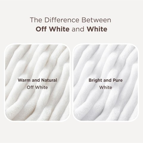 Buy Bedsure GentleSoft White Throw Blanket Online | Cozy Fleece Blanket for Couch, Sofa & Bed
