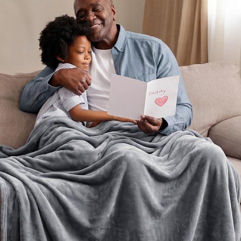 Buy Bedsure GentleSoft Fleece Queen Size Blanket Online | Soft Warm Cozy Blanket for Bed, Camping & Travel