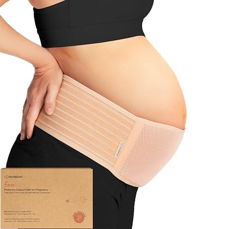 Buy KeaBabies Pregnancy Belly Band Online | Soft Breathable Maternity Belly Support Belt for Back & Pelvic Relief