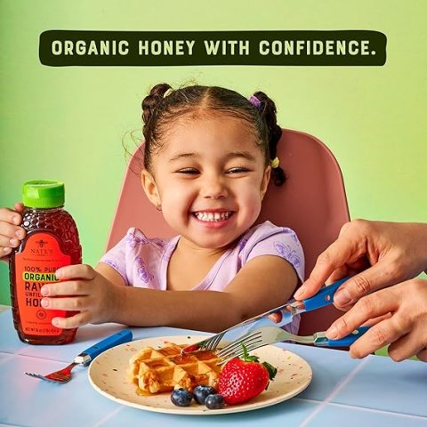 Buy Nate's Organic 100% Pure Raw & Unfiltered Honey Online | USDA Certified Organic Honey 32 oz Squeeze Bottle