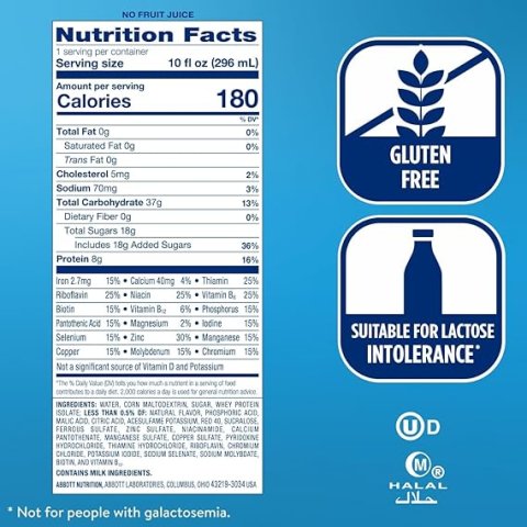 Buy Ensure Clear Mixed Fruit Nutritional Drink Online | High Protein Fat-Free Ready-to-Drink Nutrition Shake 12 Pack