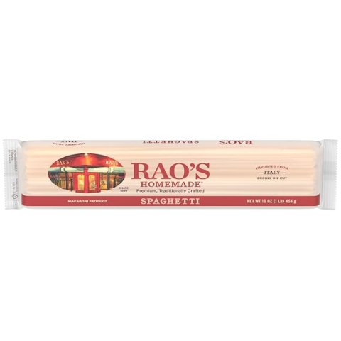 Buy Rao's Homemade Spaghetti Pasta Online | Premium Italian Durum Semolina Bronze Die Cut Pasta 16 oz
