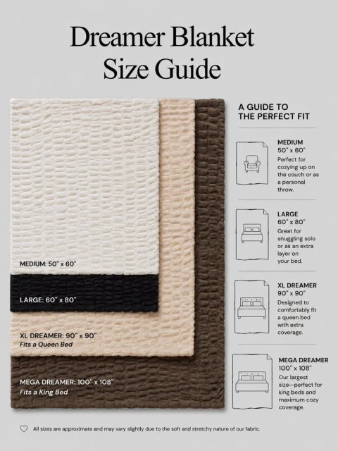 Buy Dreamer Blanket Online | Ultra Soft Cozy Throw Blanket for All-Season Comfort