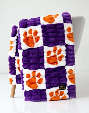 Buy Clemson University Tigers Hugs Blanket Online | Ultra Soft Plush NCAA Throw Blanket for Fans
