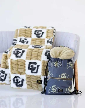 Buy Colorado Buffaloes Hooded Stadium Everywhere Blanket Online | Ultra Soft Wearable NCAA Hooded Blanket