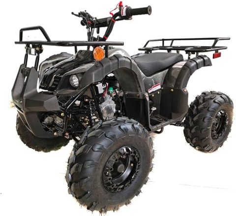 Buy HHH Upgraded 125cc ATV Quad Online | Gas 4-Wheeler with Reverse, LED Lights & Big Tires