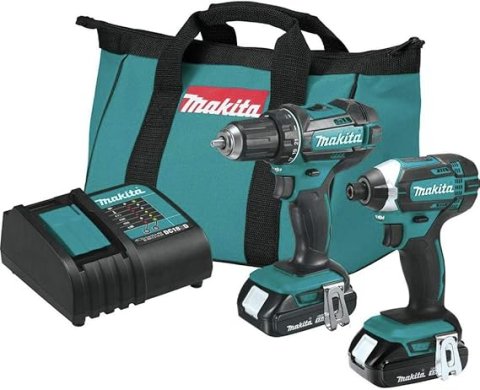 Buy Makita CT225SYX 18V LXT Lithium-Ion Compact Cordless 2-Piece Combo Kit Online | Drill Driver & Impact Driver Set