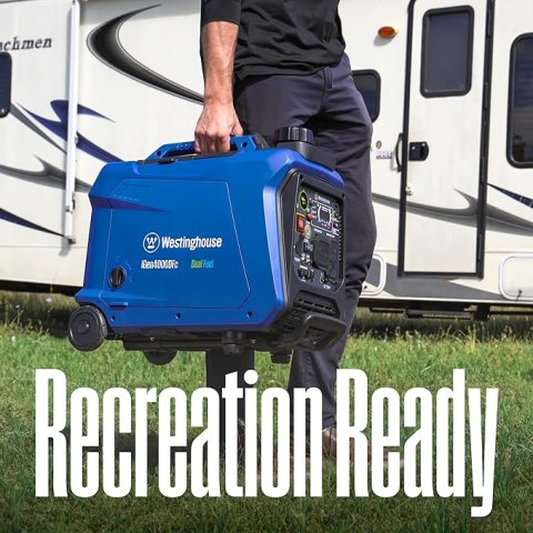 Buy Westinghouse 4000 Peak Watt Dual Fuel Portable Inverter Generator Online | Quiet RV-Ready Generator with Remote Start