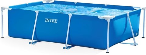 Buy INTEX Rectangular Frame Above Ground Swimming Pool Online | 9 ft 10 in Steel Frame Family Pool