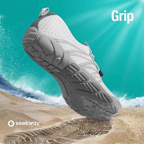 Buy SEEKWAY Water Shoes for Men & Women Online | Quick-Dry Barefoot Aqua Shoes for Beach, Swimming & Water Sports