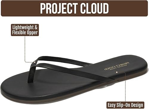 Buy Project Cloud Flip Flops for Women Online | Lightweight Memory Foam Sandals with Non-Slip Sole