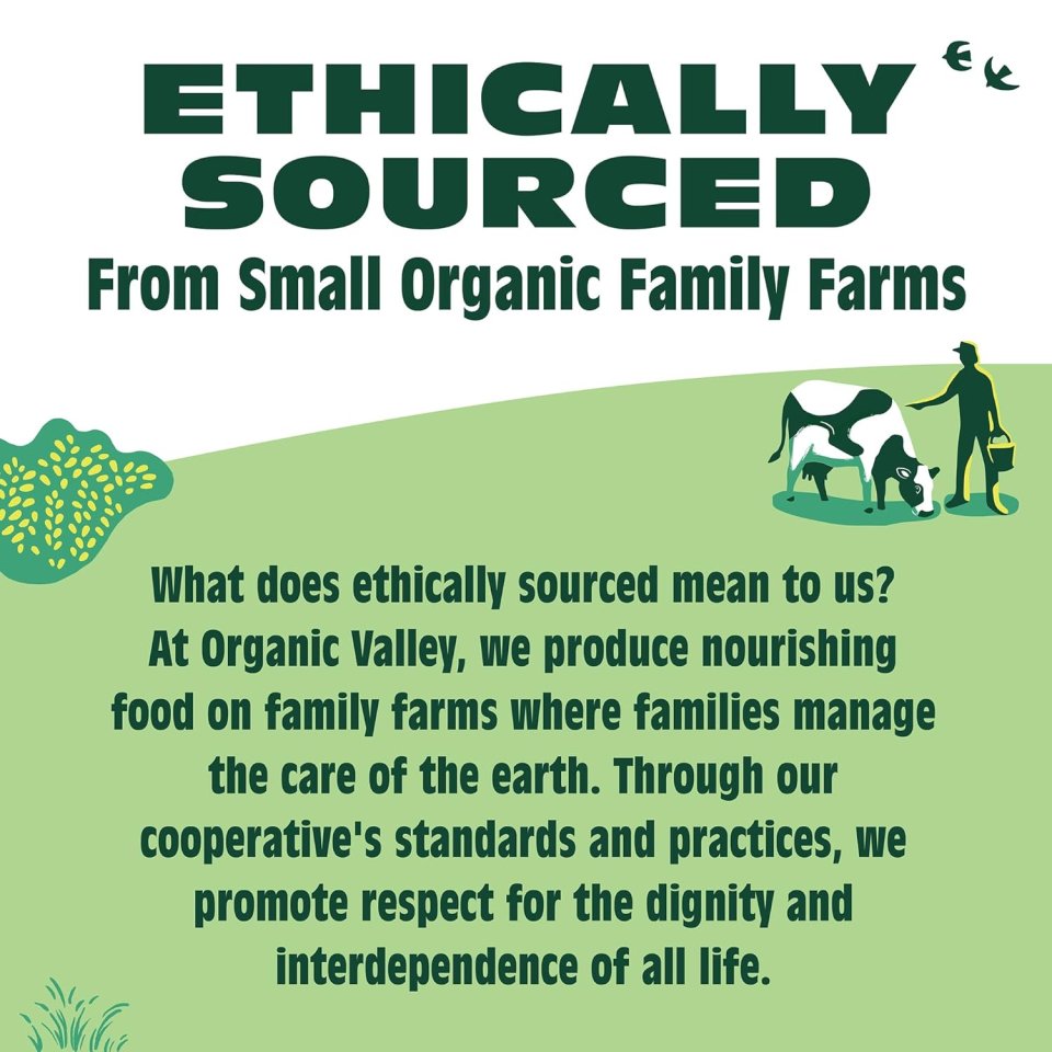 Buy Organic Valley Organic Whole Milk Online | USDA Organic Full Cream Milk 64 oz Half Gallon