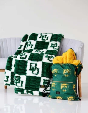 Buy Baylor Bears Hooded Stadium Everywhere Blanket Online | Ultra Soft Wearable NCAA Hooded Blanket