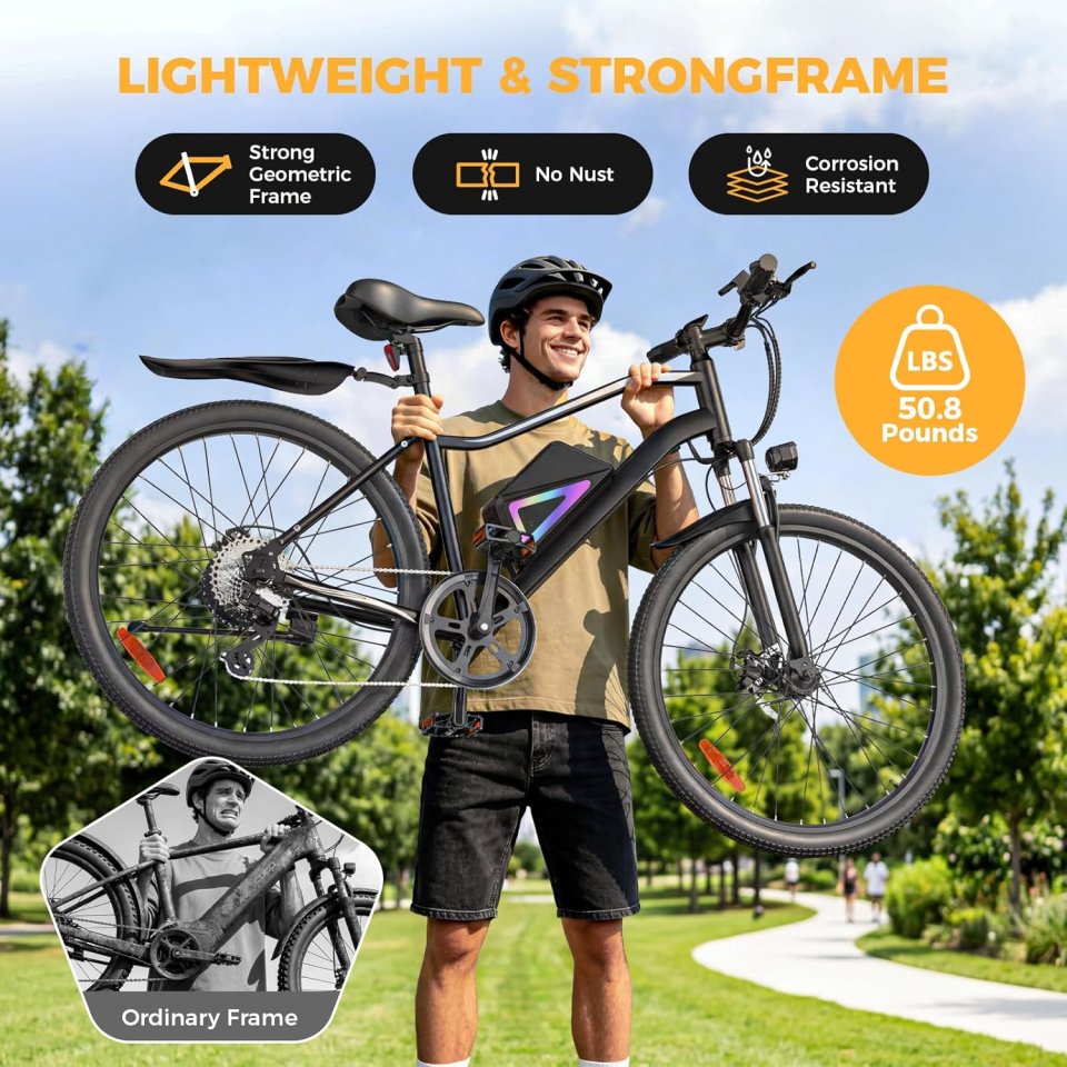 Buy Electric Bike for Adults Online | 1500W/1000W Peak Motor Commuter E-Bike with Removable Battery