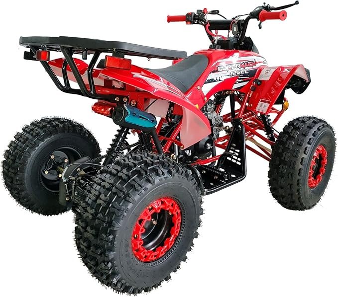 Buy HHH Upgraded 125cc Sports Quad ATV Online | Fully Automatic Gas 4-Wheeler with Reverse
