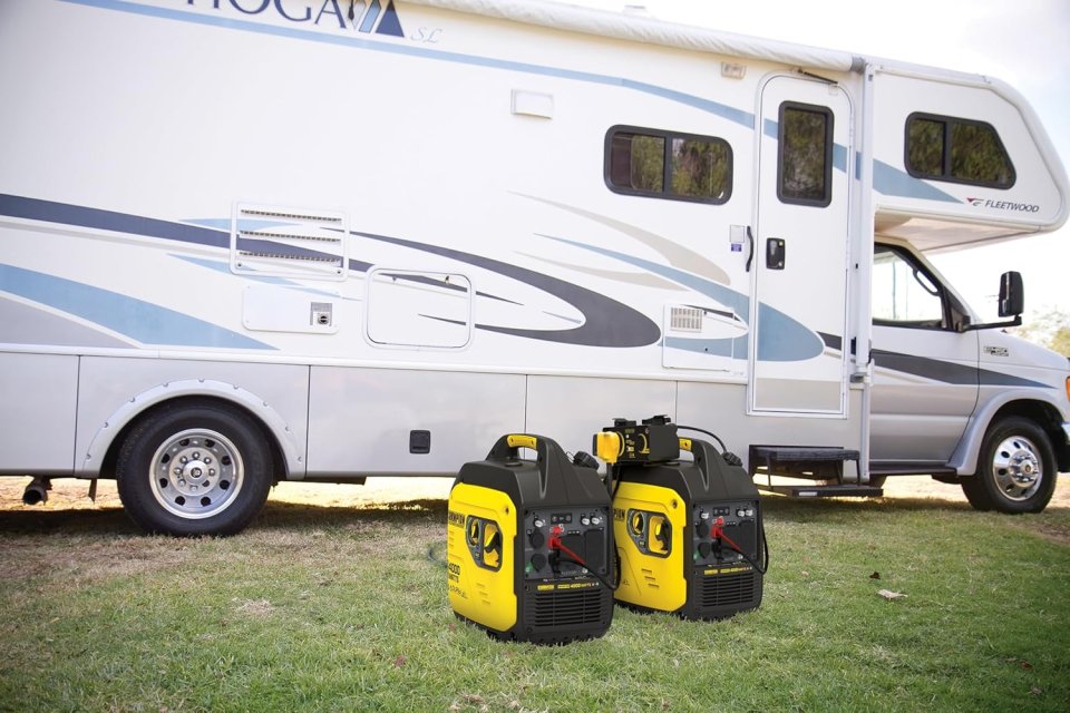 Buy Champion 4000-Watt Dual Fuel Portable Inverter Generator Online | RV Ready Quiet Generator with Gas & Propane